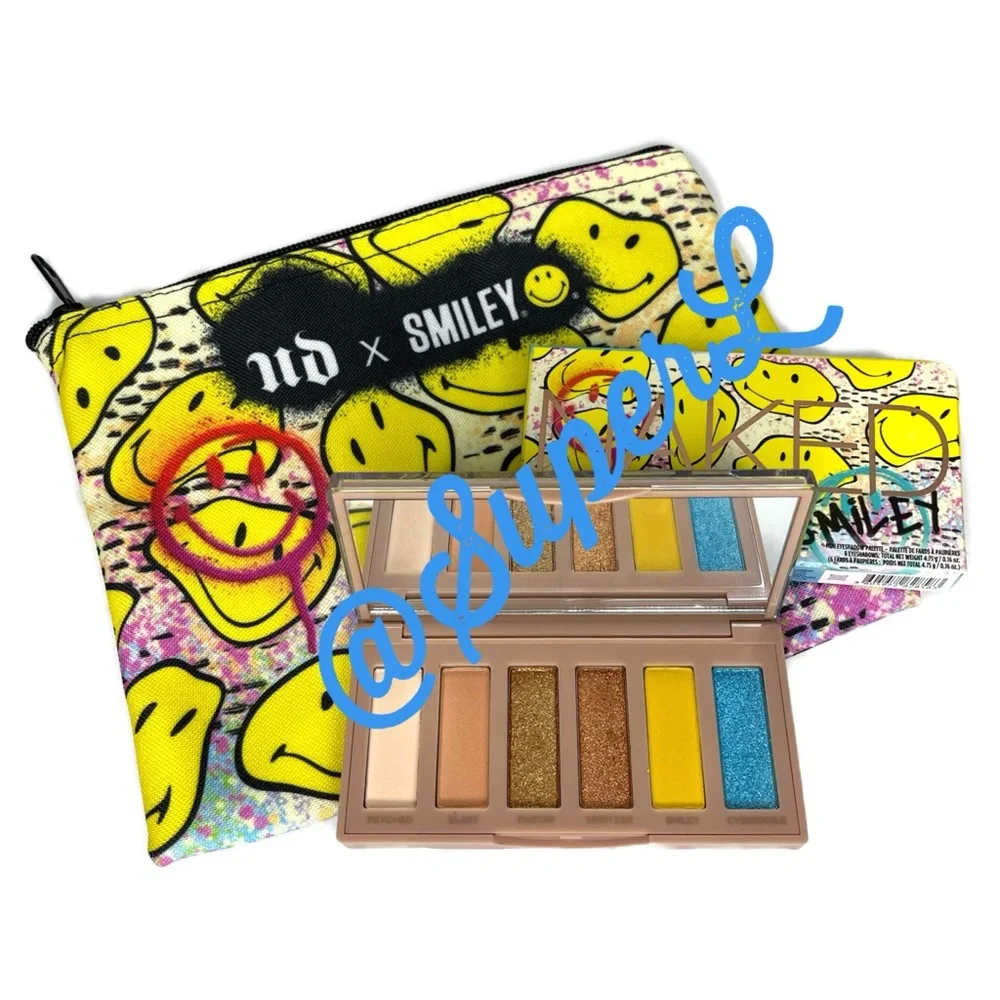 2/$25 NEW Urban Decay x Smiley Naked Eyeshadow Palette Mucho Happy Eye Shadow